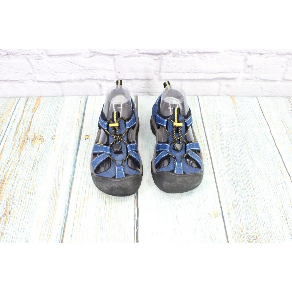 Keen Newport Blue Nylon Suede Bungee Waterproof Hiking Sandals Size US 6.5 - Picture 5 of 10